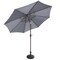 Villacera 9-Foot Outdoor Patio Umbrella with Base, Gray 83-OUT5446B - alternate 4